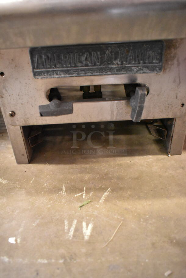 Stainless Steel Commercial Countertop Natural Gas Powered 2 Burner Range.  - Image 4 of 5