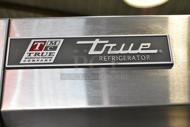 2016 True T-35 Stainless Steel Commercial 2 Door Reach In Cooler w/ Poly Coated Racks. 115 Volts, 1 Phase. Tested and Working! - Image 2 of 6
