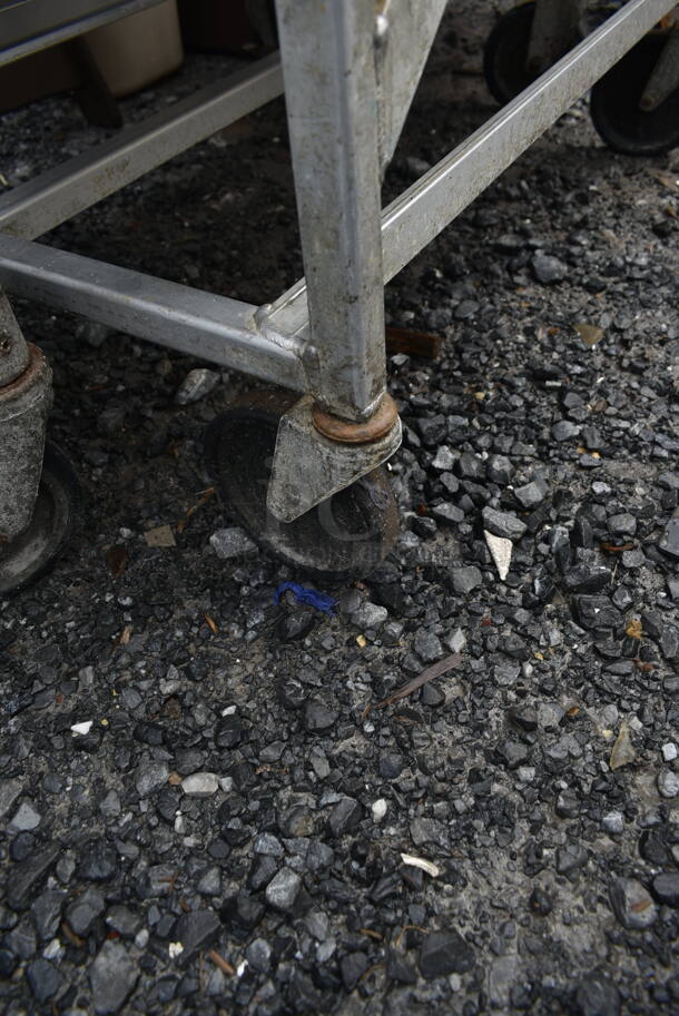 Stainless Steel Commercial Equipment Stand on Commercial Casters. - Image 3 of 3