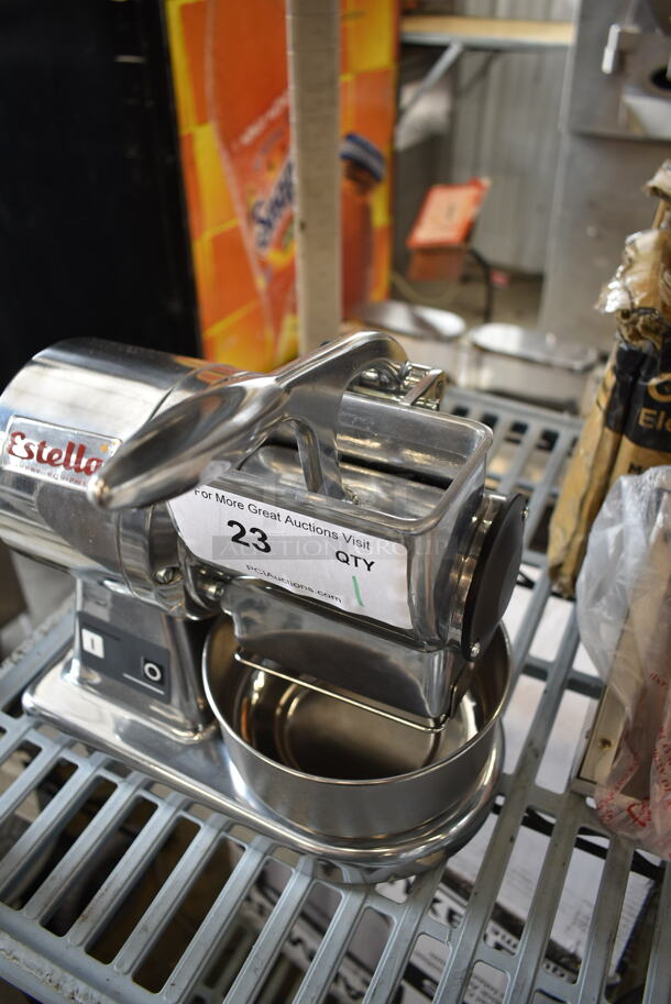 BRAND NEW SCRATCH AND DENT! Estella 348CG12 Stainless Steel Commercial Countertop Cheese Grater. 120 Volts, 1 Phase. Tested and Working! - Image 5 of 9