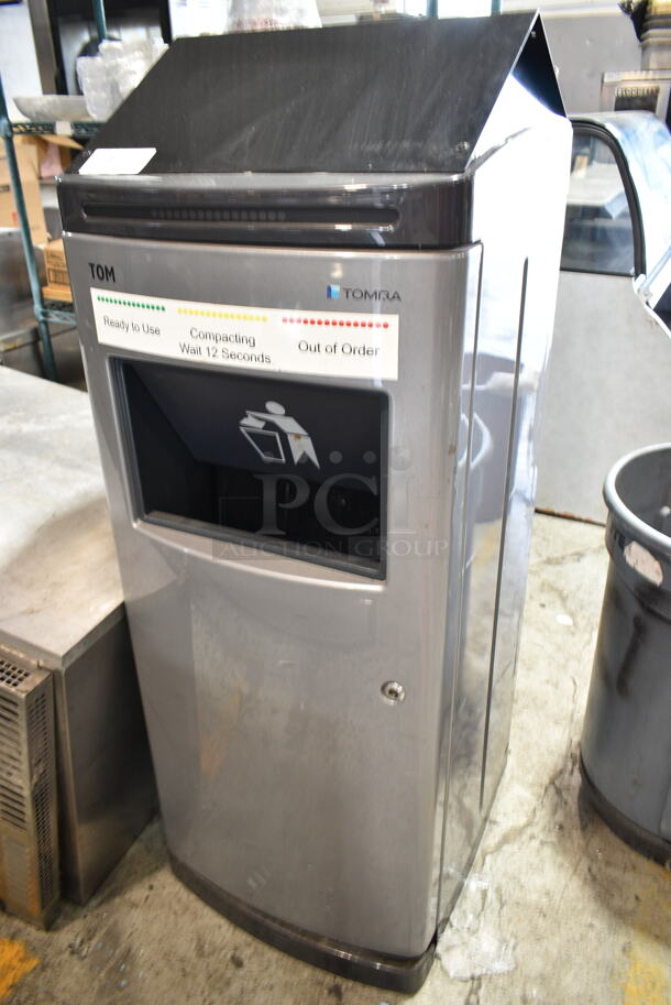 Tom Tomra 4901040-00 Gray Metal Trash Compactor. 100-240 Volts, 1 Phase.  - Image 1 of 4