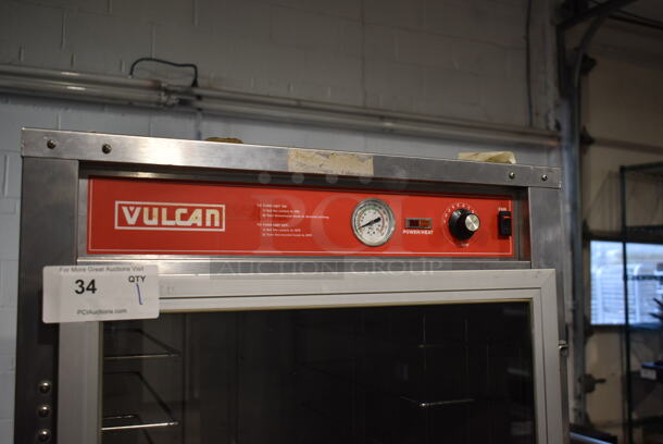 Vulcan VHFA18-1 Stainless Steel Commercial Single Door Heated Holding Cabinet on Commercial Casters. 120 Volts, 1 Phase. Tested and Working! - Image 2 of 7