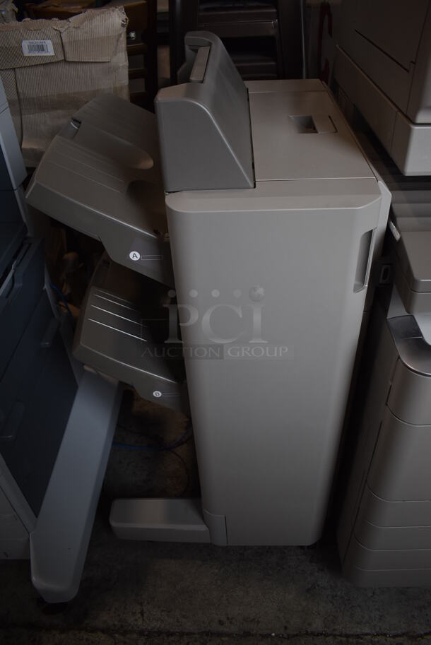 HP LaserJet M5035 MFP Floor Style Printer w/ Paper Stapler Stacker Attachment. 100-127 Volts, 1 Phase. Includes 29x29x47 - Image 4 of 12