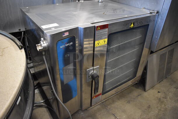 2014 Alto Shaam 10.10 ESI Stainless Steel Commercial Electric Powered Combitherm Convection Oven w/ View Through Door and Metal Oven Racks. 208-240 Volts, 3 Phase. 42x32x39 - Image 2 of 5
