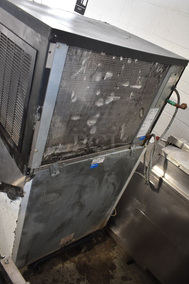 2011 Ice-O-Matic ICE0400FA4 Stainless Steel Commercial Ice Machine Head w/ Ice-O-Matic B40PSB Commercial Ice Bin on Commercial Casters. - Image 9 of 9