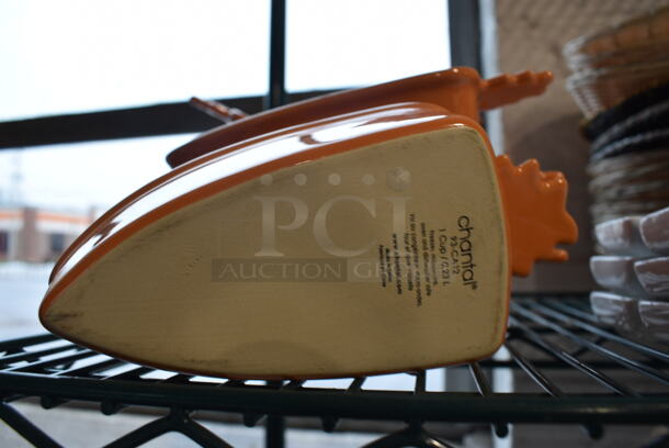 13 Orange Ceramic Carrot Shaped Bowls. 8.5x4x2. 13 Times Your Bid! - Image 2 of 3