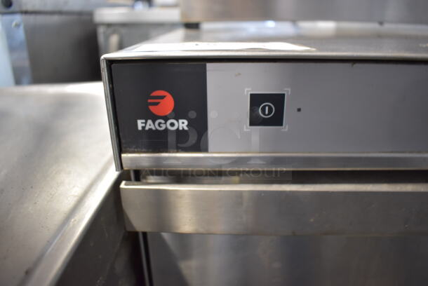 Fagor Stainless Steel Commercial Undercounter Dishwasher. 250 Volts. 23.5x25x33 - Image 5 of 8