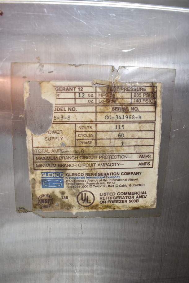 Stainless Steel Commercial Milk Cooler on Commercial Casters. 115 Volts, 1 Phase. Tested and Working!  - Image 7 of 7