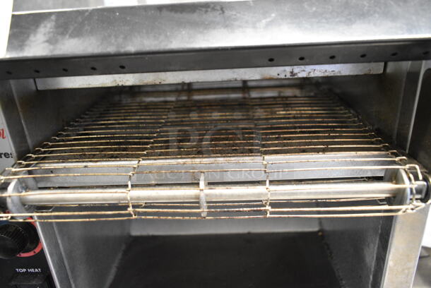 APW Wyott AT EXPRESS Stainless Steel Commercial Countertop Conveyor Toaster Oven. 120 Volts, 1 Phase. Tested and Working! - Image 4 of 6