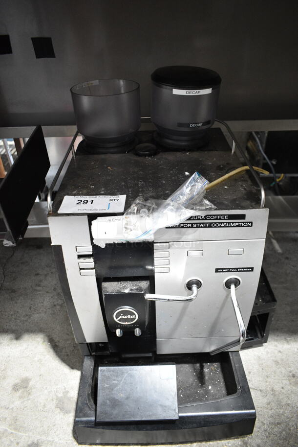 Jura EF Metal Commercial Countertop Automatic Coffee Machine. 230 Volts. 