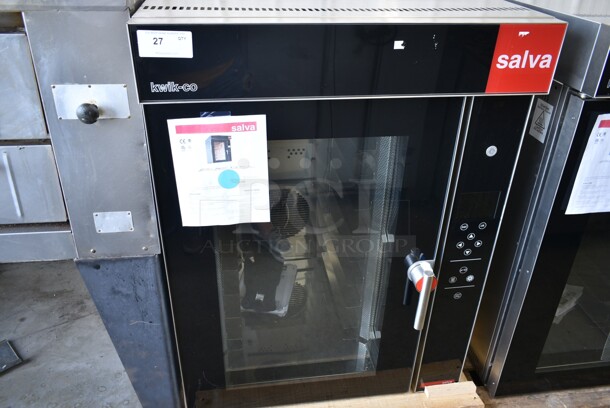 BRAND NEW! 2022 Salva 2010 KX-9+H Stainless Steel Commercial Countertop Electric Powered Convection Oven. Does Not Have Pan Rack. 208-240 Volts, 3 Phase. - Image 2 of 8