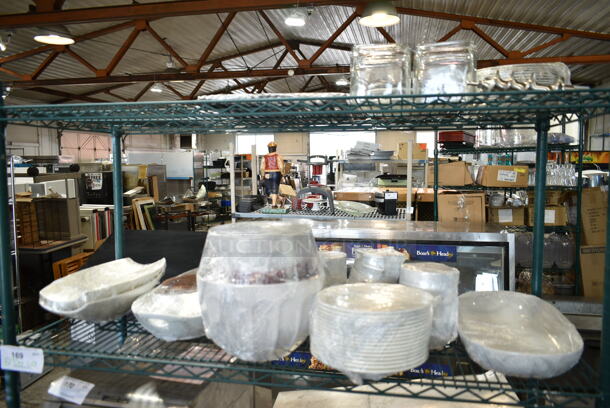 ALL ONE MONEY! Two Tier Lot of Various Items Including Ceramic Dishes - Image 1 of 5