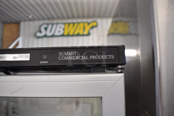 Vestfrost Model SCR 1300 Metal Commercial Single Door Reach In Cooler Merchandiser w/ Poly Coated Racks. 115 Volts, 1 Phase. 23.5x23.5x73. Tested and Working! - Image 6 of 6