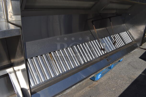 10.5' Stainless Steel Commercial Return Air Grease Hood w/ Filters. 126x54x26 - Image 2 of 5