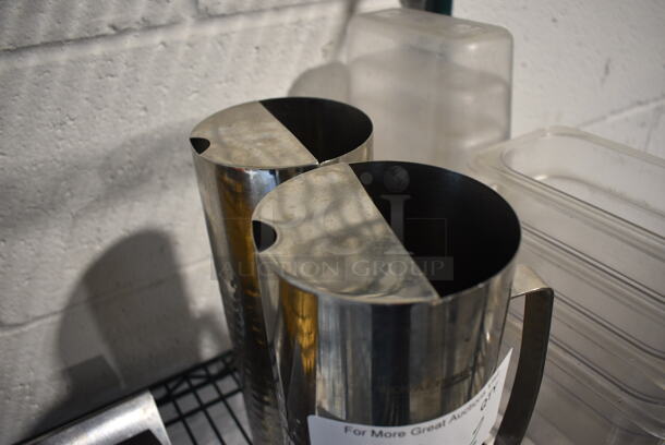 2 Metal Pitchers. 6x4x11. 2 Times Your Bid! - Image 3 of 3