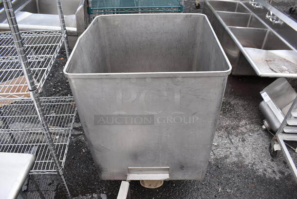 Metal Bin on Casters. 26x26x38 - Image 1 of 3