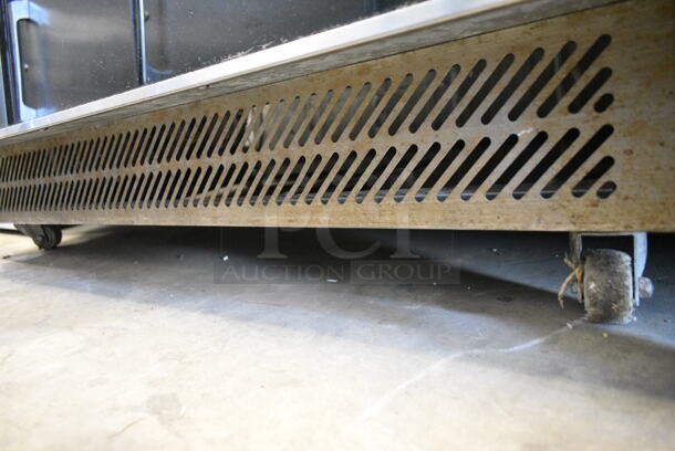 Metal Commercial Floor Style Deli Display Case Merchandiser on Commercial Casters.  Does Not Have Compressor - Image 4 of 4