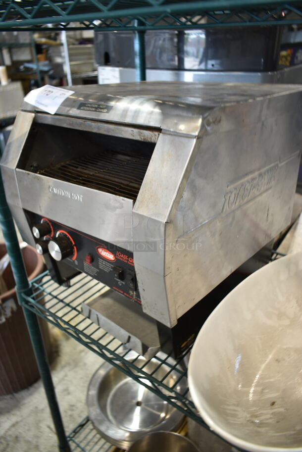 Hatco TQ-400H Stainless Steel Commercial Countertop Conveyor Toaster Oven. 208 Volts, 1 Phase.  - Image 2 of 5