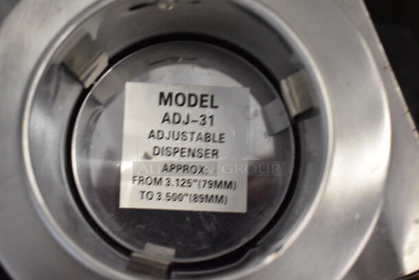 2 Dispense-Rite ADJ-31 Stainless Steel 4 Well Cup Dispenser. 2 Times Your Bid! - Image 6 of 7
