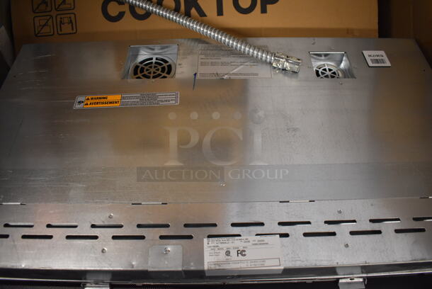 BRAND NEW SCRATCH AND DENT! Bosch HMIIB5L Metal Drop In Electric 4 Burner Induction Range. 240 Volts. 37x21x4 - Image 5 of 5