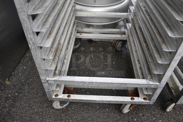 Metal Commercial Pan Transport Rack on Commercial Casters. 20.5x26x74 - Image 4 of 4