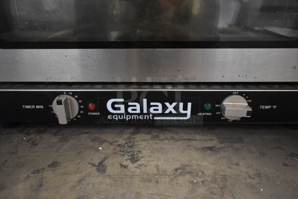 Galaxy 177COE3H Stainless Steel Commercial Countertop Half Size Convection Oven w/ View Through Door. 120 Volts, 1 Phase.  - Image 4 of 7