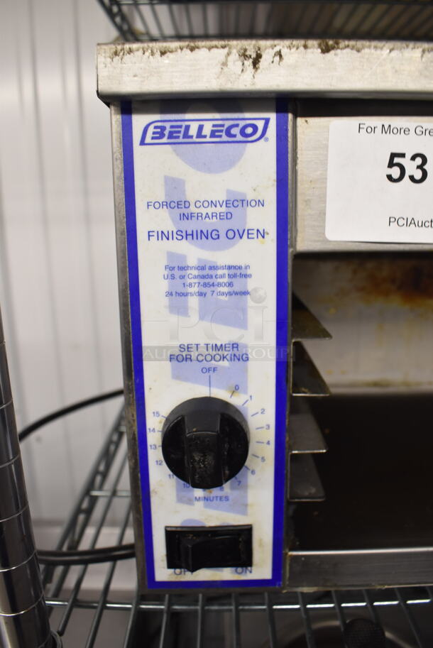 Belleco JW1 Stainless Steel Commercial Countertop Electric Powered Cheese Melter. 120 Volts, 1 Phase. 19.5x12x11.5. Tested and Working! - Image 4 of 6