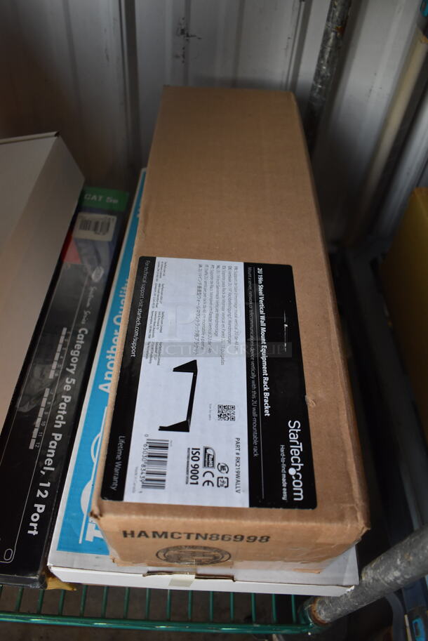 ALL ONE MONEY! Tier Lot of Various BRAND NEW IN BOX! Items Including Hinged Wall Brackets, StarTech Brackets and Power Cords - Image 6 of 6