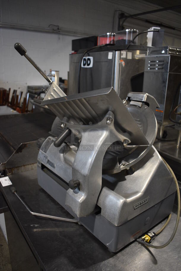 Hobart Model 2712 Stainless Steel Commercial Countertop Automatic Meat Slicer w/ Blade Sharpener. 120 Volts, 1 Phase. 27x26x27. Tested and Working! - Image 2 of 10