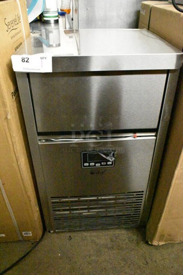 Deco Chef DCCIMMSLV Stainless Steel Ice Maker. 115 Volts, 1 Phase.  - Image 1 of 7