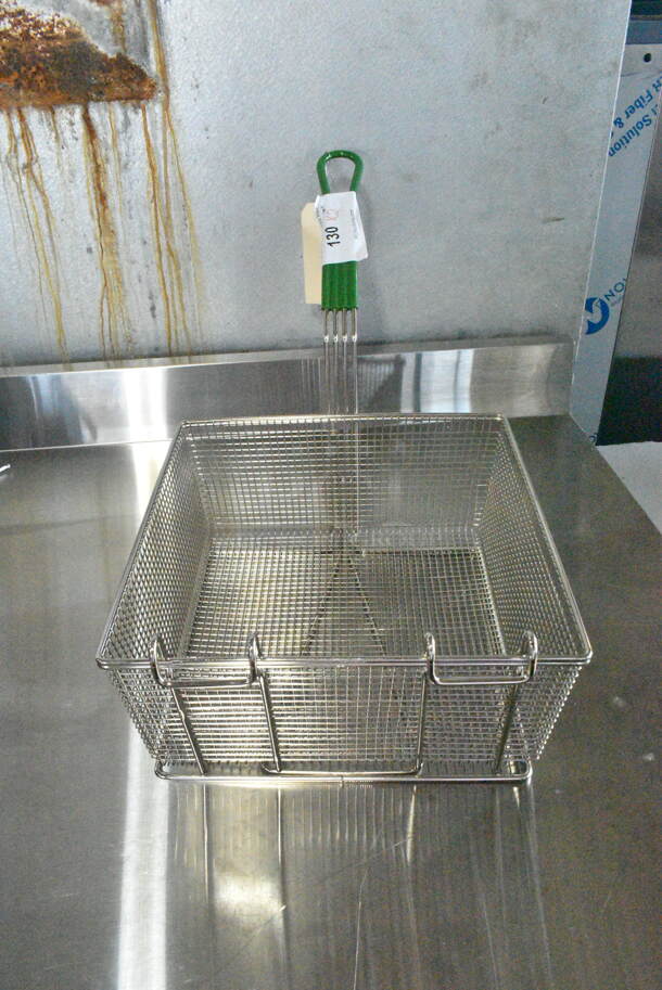 2 BRAND NEW SCRATCH AND DENT! Items Including 3698030099 Frymaster 8030099 12 1/2" x 13" x 5 1/4" Full Size Fryer Basket and 3698030015 Frymaster 8030015 11 1/2" x 14" x 4 1/2" Full Size Fryer Basket. 2 Times Your Bid!  - Image 3 of 6