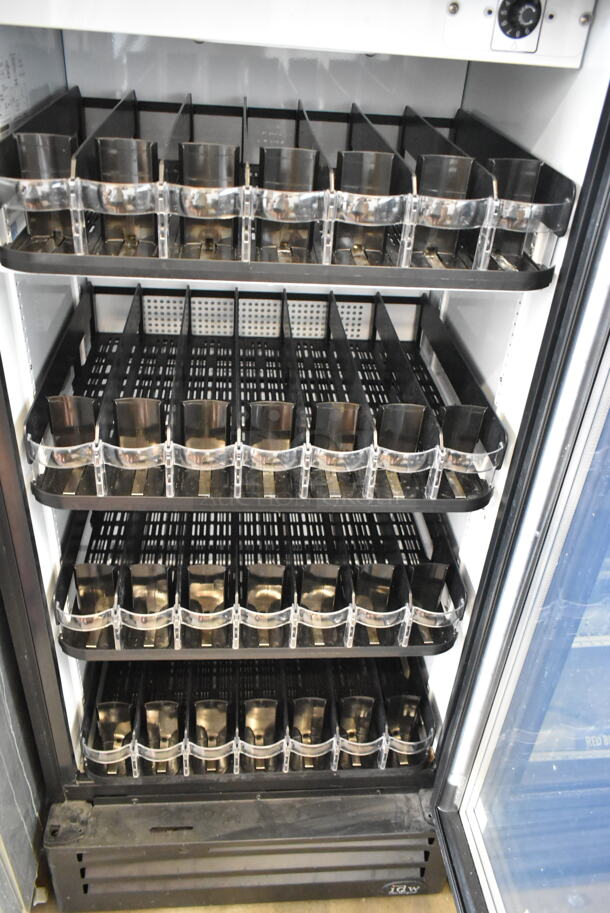 2020 IDW G-10-N-3-3-4-B-5 Metal Commercial Single Door Reach In Cooler Merchandiser w/ Poly Coated Racks. 115 Volts, 1 Phase. Tested and Working! - Image 2 of 3