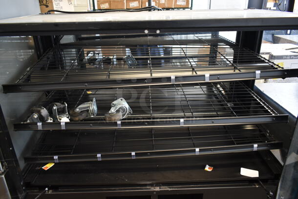 Metal Floor Style Refrigerated Deli Display Case Merchandiser. Tested and Working! - Image 4 of 5