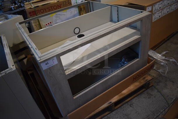BRAND NEW! Royston 62110980-296 Wood Pattern and Metal Counter. 42x42x26.5 - Image 2 of 6