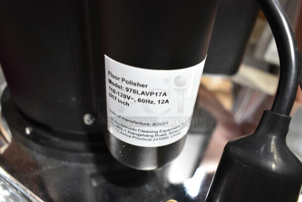 BRAND NEW SCRATCH AND DENT! 2023 Lavex 978LAVP17A 17" Single Speed Rotary Floor Machine. 110-120 Volts, 1 Phase. Tested and Powers On But Parts Do Not Move - Image 5 of 5