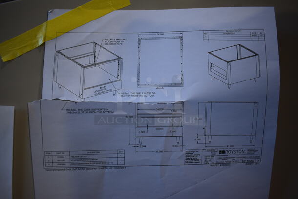 BRAND NEW! Royston 62110982-296 Metal Cabinet. 36x42x26 - Image 5 of 7