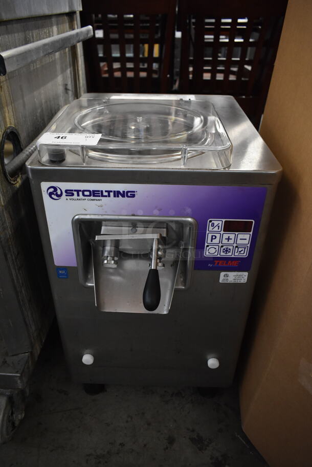 2016 Stoelting VB9-37a Stainless Steel Commercial Floor Style Air Cooled Batch Freezer. 115 Volts, 1 Phase. - Image 1 of 6
