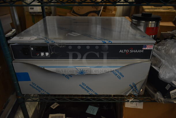 BRAND NEW SCRATCH AND DENT! 2023 Alto Shaam 500-1D Stainless Steel Commercial Single Drawer Warming Drawer. 120 Volts, 1 Phase. Tested and Working! - Image 2 of 7