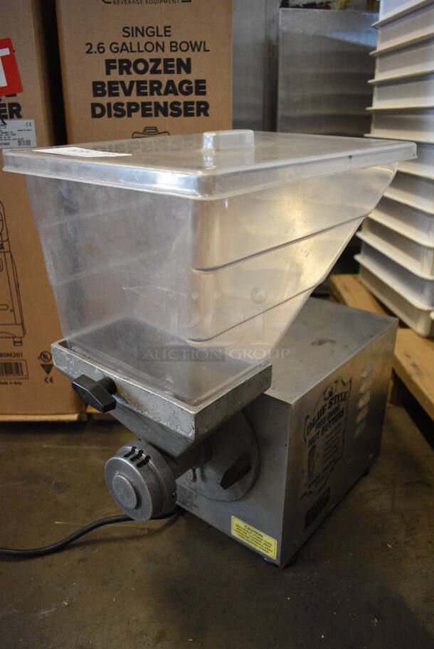 Olde Tyme Model PN1 Stainless Steel Commercial Countertop Nut Grinder. 115 Volts, 1 Phase. 11x21x21. Tested and Working! - Image 1 of 6