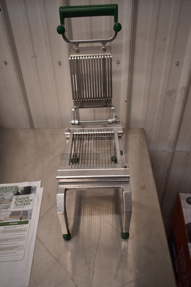 BRAND NEW SCRATCH AND DENT! Garde Metal Countertop Chicken Slicer.  - Image 8 of 10