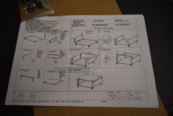 BRAND NEW SCRATCH AND DENT! Konica Minolta DK-516 Copy Desk - Image 4 of 7