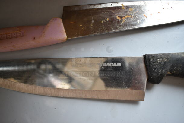 45 SHARPENED Stainless Steel Knives Including Chef Knives. 45 Times Your Bid!  - Image 8 of 9