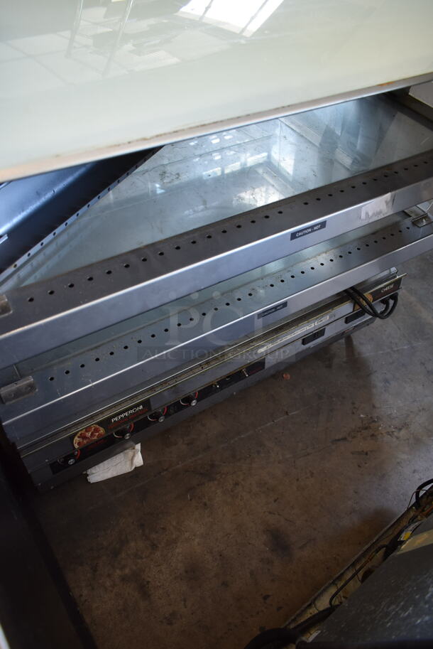 Hatco GR3SDS-39T Metal Commercial Countertop 2 Tier Warming Display Case Merchandiser. 120 Volts, 1 Phase. Tested and Working! - Image 6 of 8