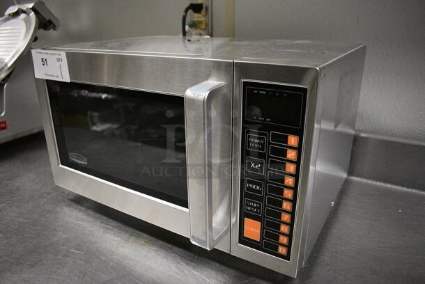 Templeton AFA-GMW-002 Stainless Steel Commercial Countertop Microwave Oven. 120 Volts, 1 Phase. 20.5x17x12. Item Was in Working Condition on Last Day of Business. (kitchen) - Image 2 of 7
