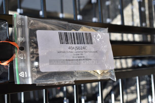 2 BRAND NEW SCRATCH AND DENT! 40AJS012C/40AJS024C Black Metal Plate Racks. 2 Times Your Bid! - Image 6 of 6