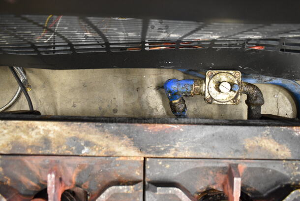 Stainless Steel Commercial Countertop Natural Gas Powered 4 Burner Range.  - Image 3 of 4