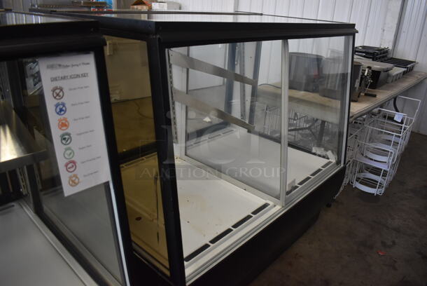 Federal SGR5048DZ Metal Commercial Floor Style Dual Temp Deli and Dry Display Case Merchandiser. 120 Volts, 1 Phase. 50x35x49. Tested and Working! - Image 4 of 6