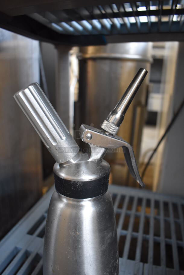 Metal Whipped Cream Dispenser.  - Image 3 of 3