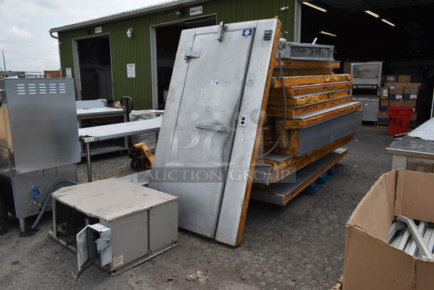 Kolpak 8'x10' Walk In Freezer Box w/ Floor, Heatcraft TLC090AE 115 Volt, 1 Phase Evaporator. Picture of the Unit Before Removal Is Included In the Listing. Information Provided By The Consignor But Not Verified By PCI Auctions. - Image 11 of 12
