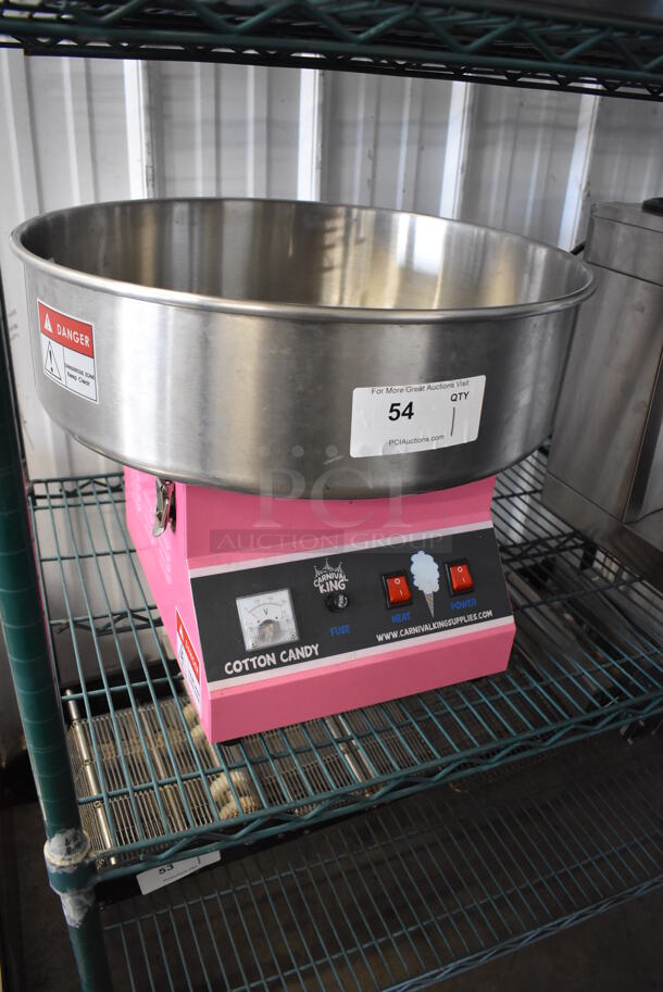 Carnival King 382CCME21 Stainless Steel Commercial Countertop Cotton Candy Machine. 110 Volts, 1 Phase. 20.5x20.5x15.5. Tested and Does Not Power On - Image 3 of 6